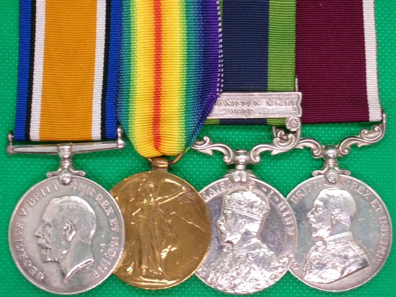 WW1 PAIR, IGS AFGHANISTAN NWF 1919 & LS&GC, N.STAFFORDSHIRE.REGT