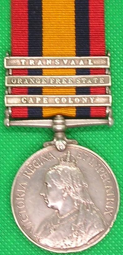 3 BAR QSA, NORTHUMBERLAND FUSILIERS