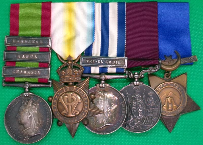 3 BAR AFGHANISTAN PAIR, EGYPT PAIR & VICTORIAN LS&GC, 72nd HIGHRS / 1st SEAFORTH HIGHRS