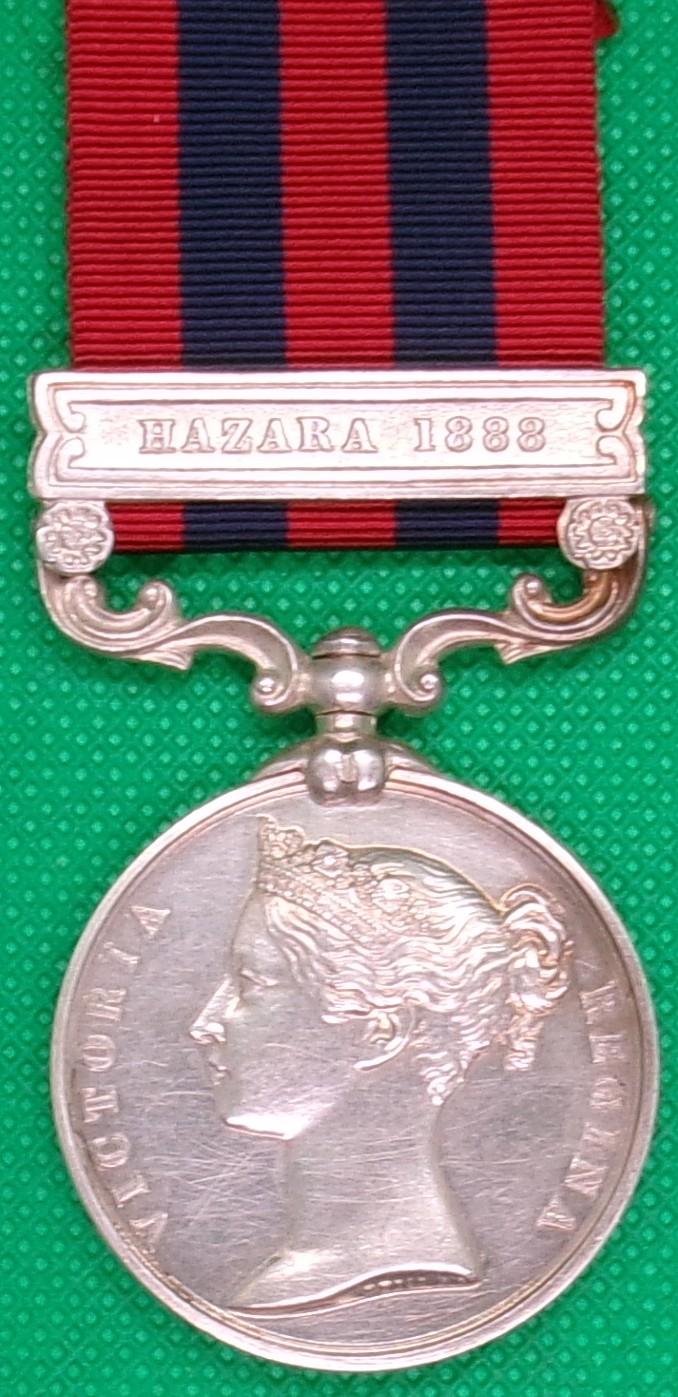 IGS 1854, HAZARA 1888, 2nd ROYAL IRISH REGIMENT
