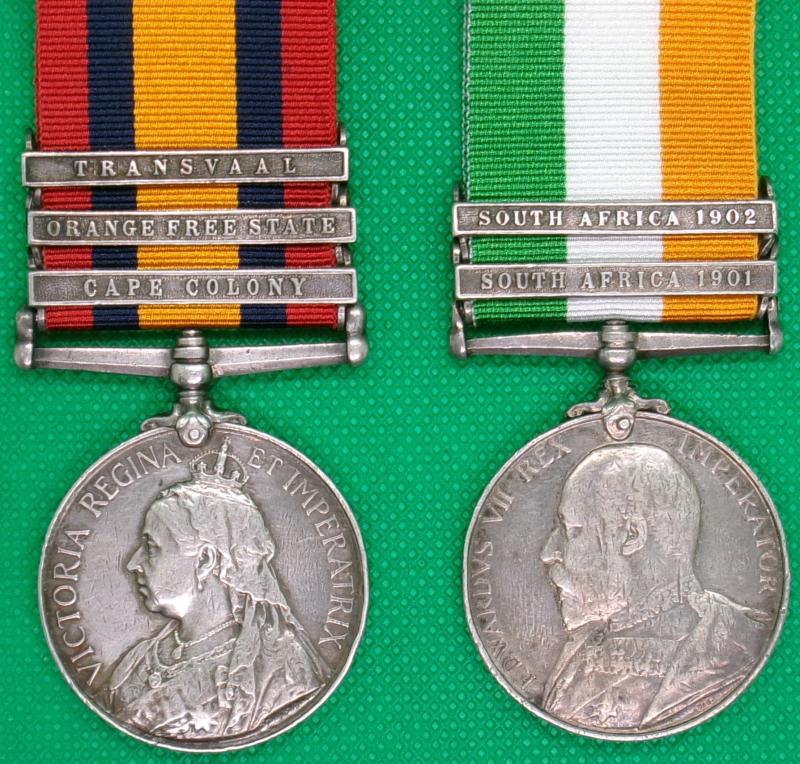 QSA & KSA PAIR, EAST KENT REGIMENT