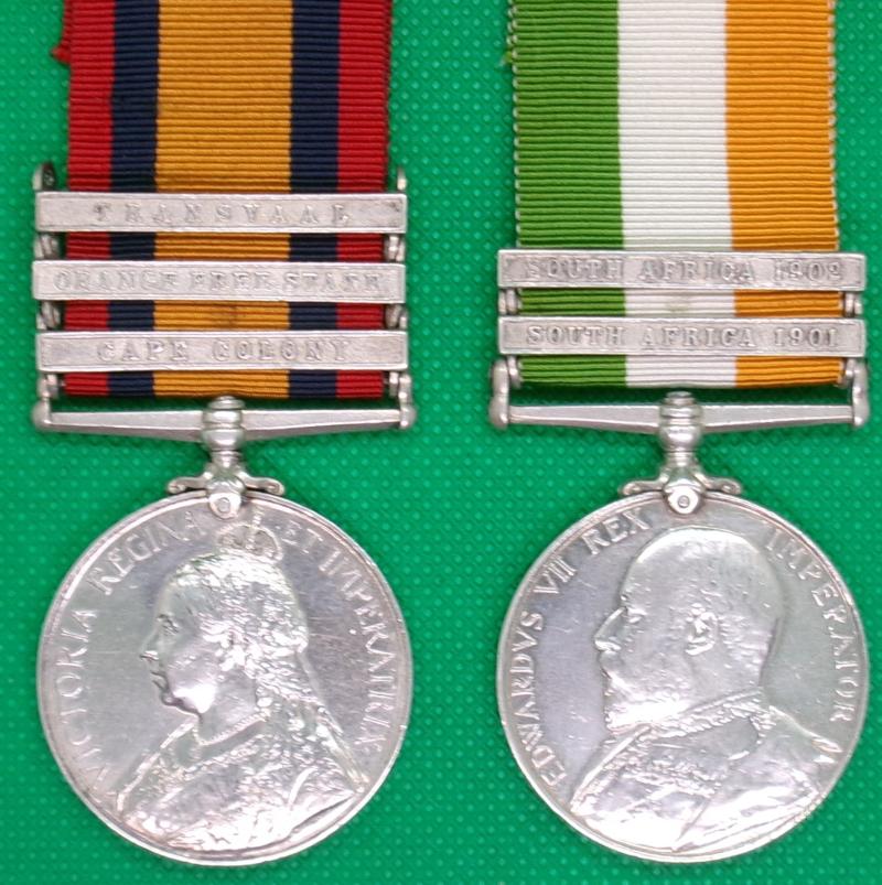QSA & KSA PAIR, NORTH STAFFORDSHIRE REGIMENT